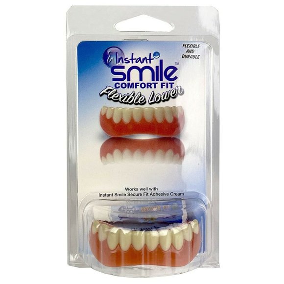 Instant Smile Natural Shaded Handmade Lower Veneer Temporary Teeth - Picture 6 of 6